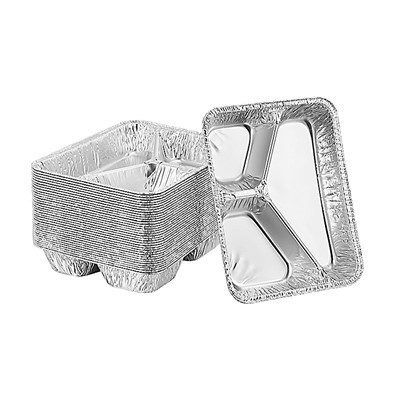 Alumīnija folijas pārtikas trauki līdzi ņemšanai