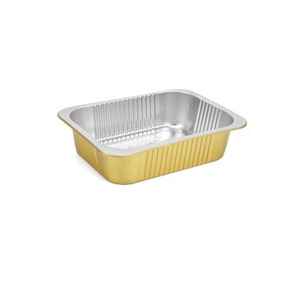 Alumīnija folijas paplāte ar noslēdzošiem vākiem