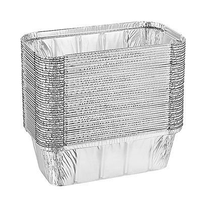 Vienreizējās lietošanas alumīnija klaipu pannas ar vākiem